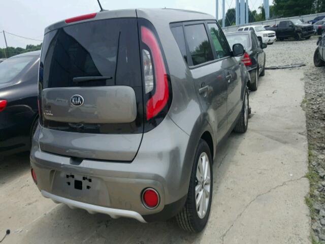 KNDJP3A51H7421403 - 2017 KIA SOUL + GRAY photo 4