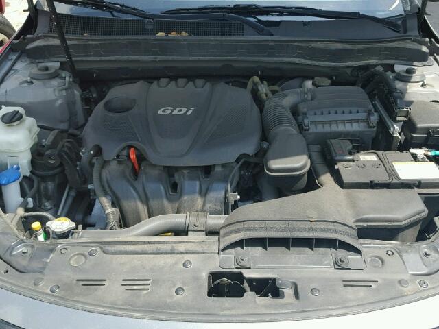 5XXGM4A76EG345805 - 2014 KIA OPTIMA LX GRAY photo 7