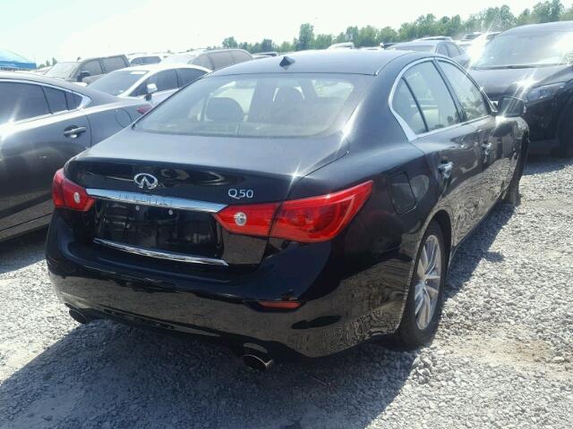 JN1EV7AP7HM733729 - 2017 INFINITI Q50 PREMIU BLACK photo 4