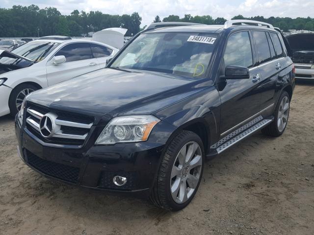 WDCGG8HB2AF477147 - 2010 MERCEDES-BENZ GLK 350 4M BLACK photo 2