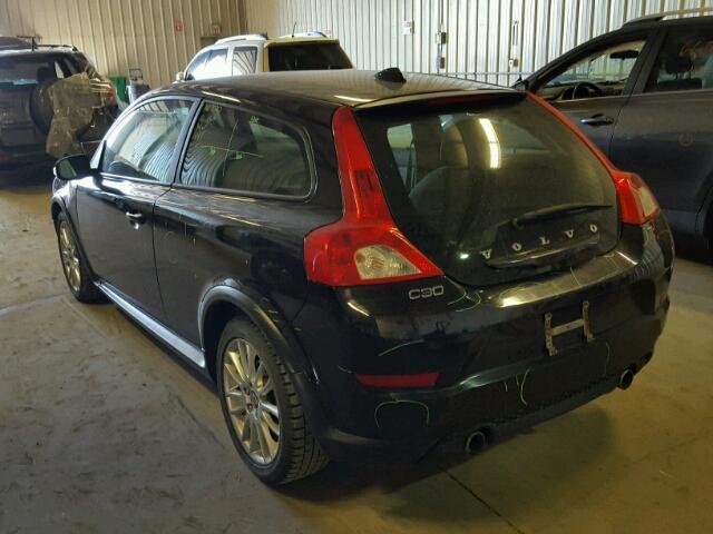 YV1672MK2B2191970 - 2011 VOLVO C30 T5 BLACK photo 3