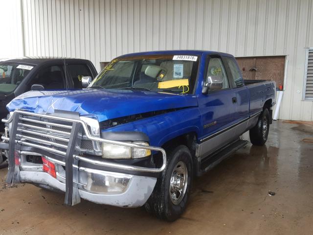 3B7KC23W4SM129127 - 1995 DODGE RAM 2500 BLUE photo 2