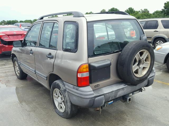 2CNBJ13C136945600 - 2003 CHEVROLET TRACKER BEIGE photo 3