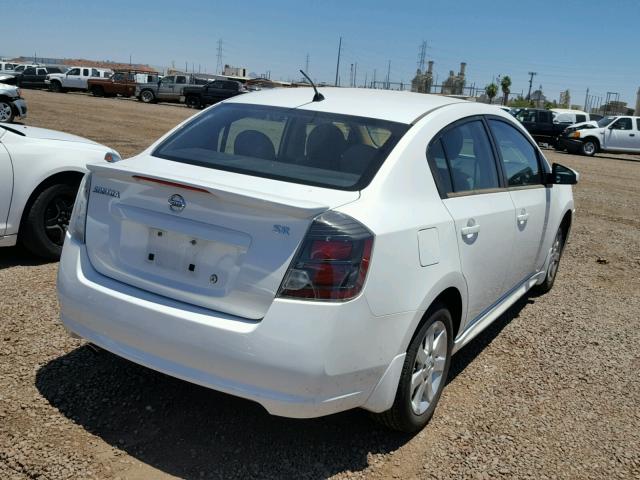 3N1AB6AP3CL668785 - 2012 NISSAN SENTRA 2.0 WHITE photo 4