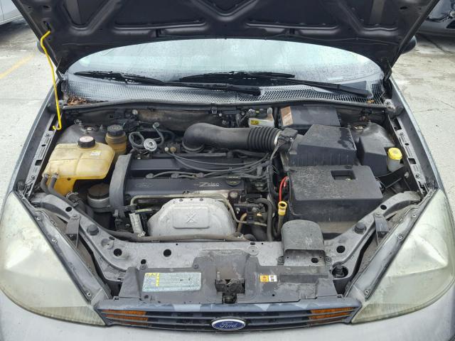 3FAFP31303R182177 - 2003 FORD FOCUS ZX3 GRAY photo 7