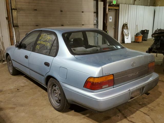 JT2AE09B8R0062763 - 1994 TOYOTA COROLLA LE BLUE photo 3