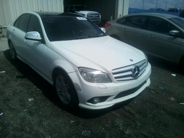 WDDGF56X78F131228 - 2008 MERCEDES-BENZ C 350 WHITE photo 1