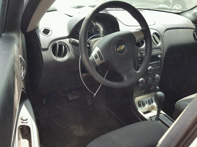 3GNDA13D28S566739 - 2008 CHEVROLET HHR LS SILVER photo 9