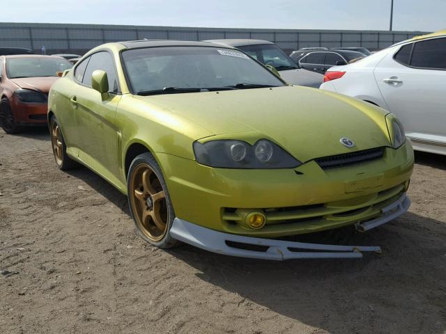 KMHHN65F13U076632 - 2003 HYUNDAI TIBURON GT GREEN photo 1