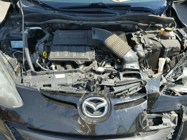 JM1DE1KZ9C0138872 - 2012 MAZDA MAZDA2 BLACK photo 7