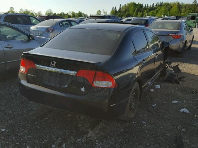 2HGFA1E65BH000778 - 2011 HONDA CIVIC LX-S BLACK photo 4