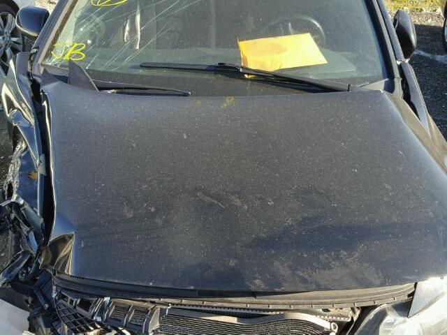 2HGFA1E65BH000778 - 2011 HONDA CIVIC LX-S BLACK photo 7