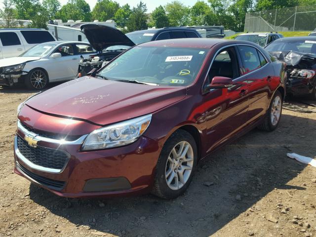 1G11C5SL0FF341848 - 2015 CHEVROLET MALIBU 1LT 烧焦的 照片 2