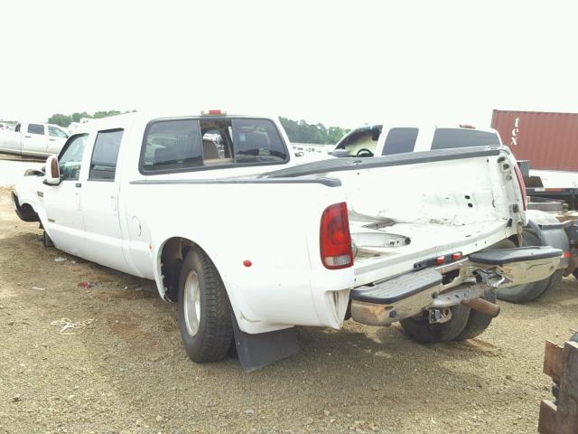 1FTWW32P54EA04168 - 2004 FORD F350 SUPER WHITE photo 3