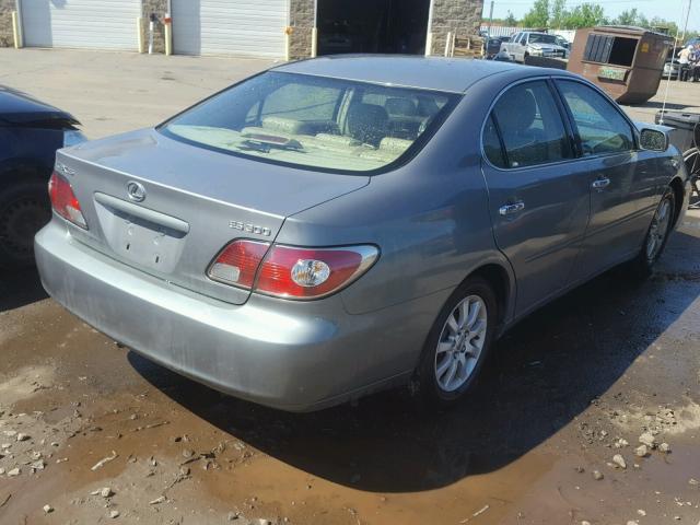 JTHBF30G525013157 - 2002 LEXUS ES 300 GRAY photo 4