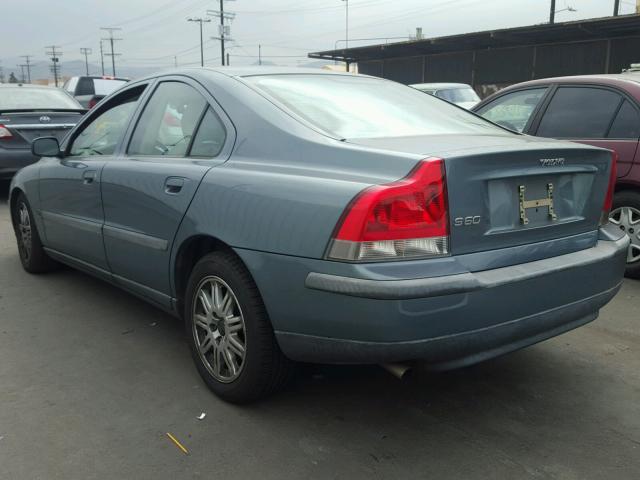 YV1RS64A342316519 - 2004 VOLVO S60 GREEN photo 3