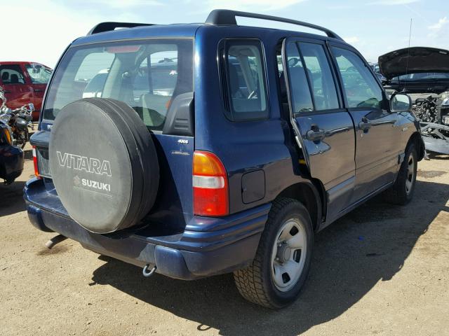 2S3TD52V536105041 - 2003 SUZUKI VITARA JLX BLUE photo 4