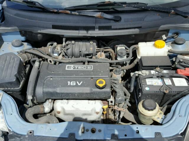 KL1TD55677B174097 - 2007 CHEVROLET AVEO BASE Mavi foto 7