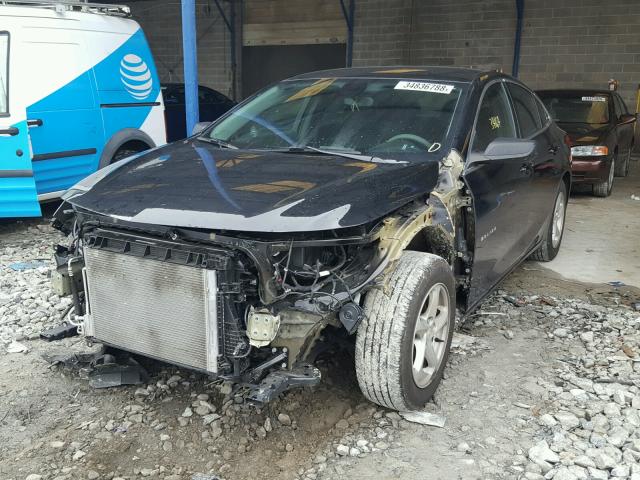 1G1ZB5ST6GF245780 - 2016 CHEVROLET MALIBU LS შავი ფოტო 2