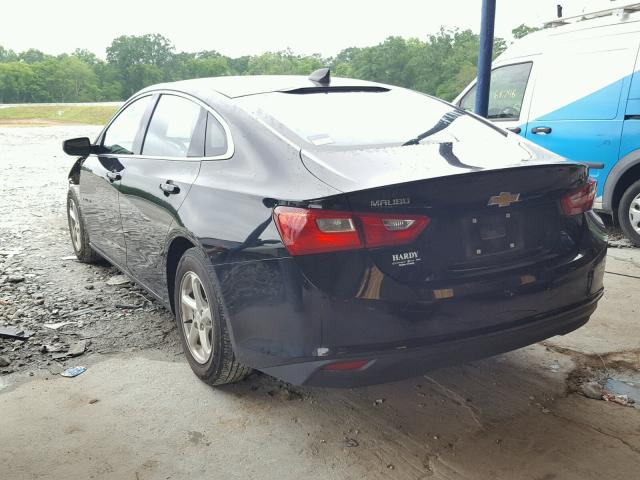 1G1ZB5ST6GF245780 - 2016 CHEVROLET MALIBU LS შავი ფოტო 3