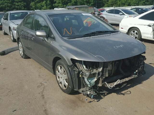 2HGFA15588H352477 - 2008 HONDA CIVIC LX GRAY photo 1