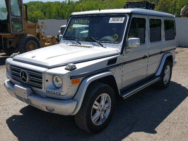 WDCYC3HF7AX185106 - 2010 MERCEDES-BENZ G 550 GRAY photo 2