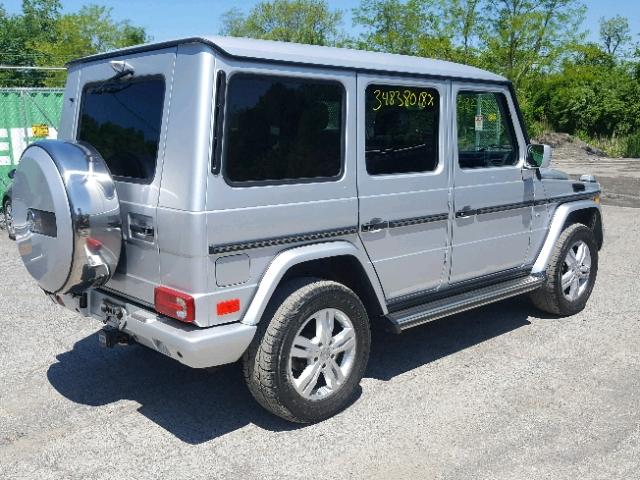 WDCYC3HF7AX185106 - 2010 MERCEDES-BENZ G 550 GRAY photo 4