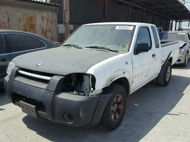 1N6DD26T23C419390 - 2003 NISSAN FRONTIER K WHITE photo 2