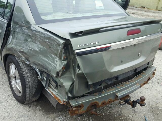 1G1ZT54844F144285 - 2004 CHEVROLET MALIBU LS მწვანე ფოტო 9