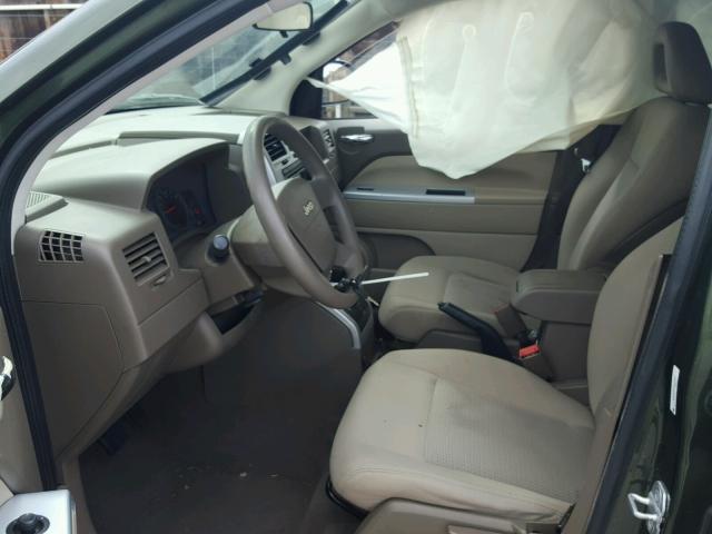 1J8FF47W78D577552 - 2008 JEEP COMPASS SP GREEN photo 5