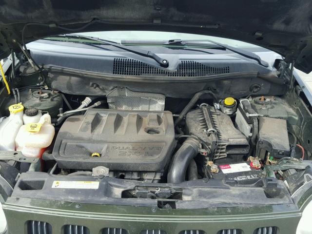 1J8FF47W78D577552 - 2008 JEEP COMPASS SP GREEN photo 7