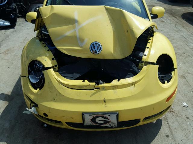 3VWSW31C76M420469 - 2006 VOLKSWAGEN NEW BEETLE ყვითელი ფოტო 7