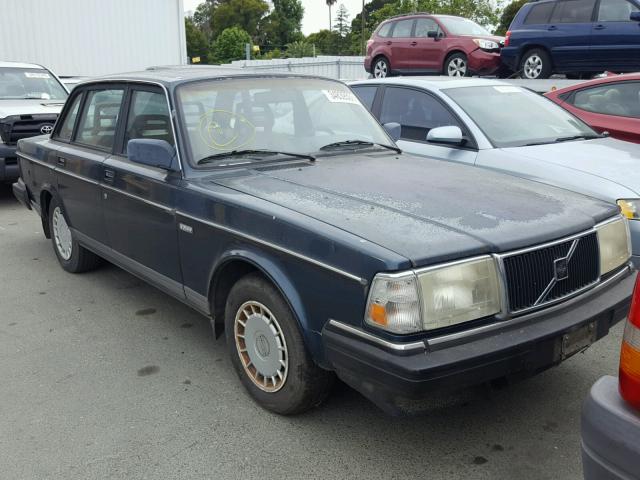 YV1AA8843M1443101 - 1991 VOLVO 240 BLUE photo 1