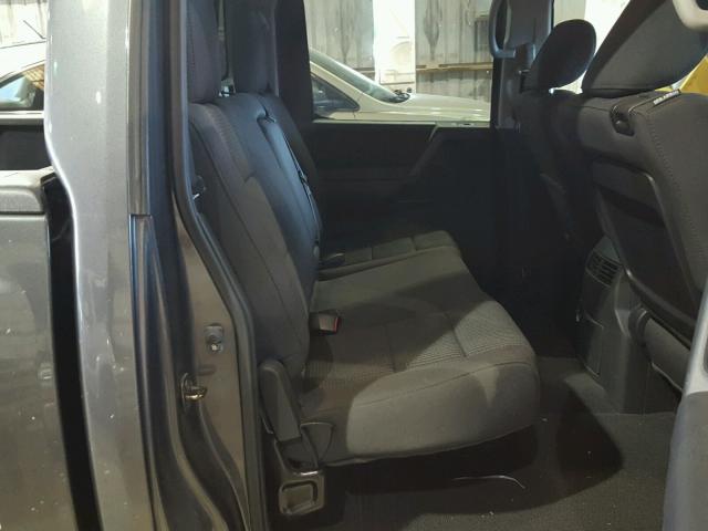 1N6BA0ED9CN300805 - 2012 NISSAN TITAN S GRAY photo 6