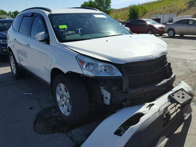 1GNKRJED2CJ340076 - 2012 CHEVROLET TRAVERSE L WHITE photo 1