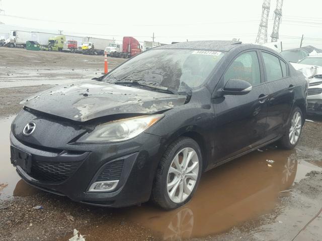 JM1BL1S52A1165879 - 2010 MAZDA MAZDA3 BLACK photo 2