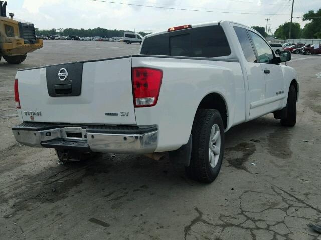 1N6BA0CA2CN303666 - 2012 NISSAN TITAN S WHITE photo 4