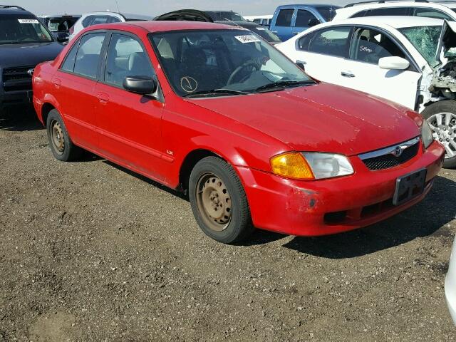 JM1BJ2225Y0276069 - 2000 MAZDA PROTEGE DX RED photo 1