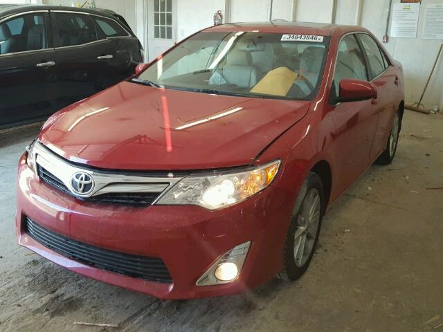 4T1BF1FK7CU506178 - 2012 TOYOTA CAMRY/SE/L RED photo 2