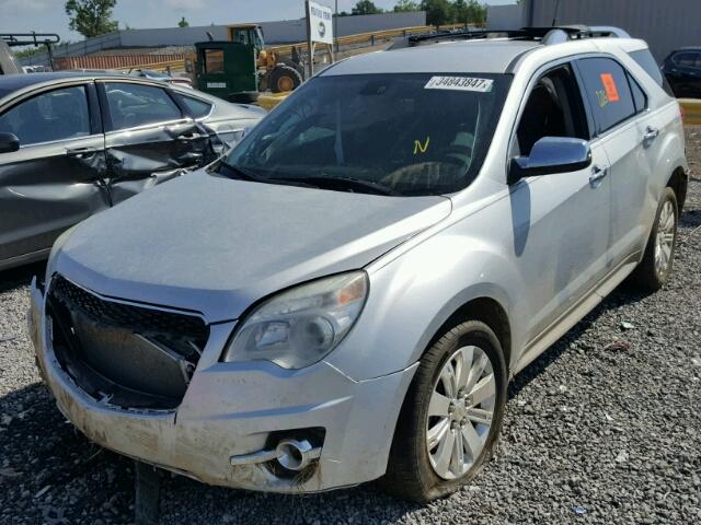 2CNFLFEY1A6342807 - 2010 CHEVROLET EQUINOX GRAY photo 2