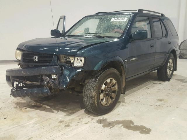 4S6CM58W7X4411487 - 1999 HONDA PASSPORT E 绿色 照片 2