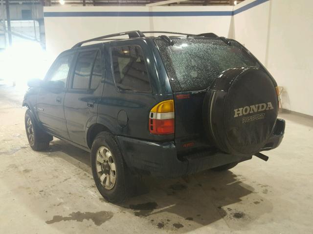 4S6CM58W7X4411487 - 1999 HONDA PASSPORT E 绿色 照片 3
