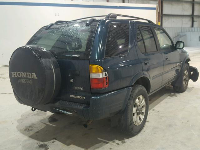4S6CM58W7X4411487 - 1999 HONDA PASSPORT E 绿色 照片 4