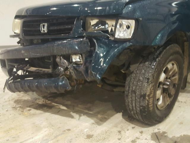 4S6CM58W7X4411487 - 1999 HONDA PASSPORT E 绿色 照片 9