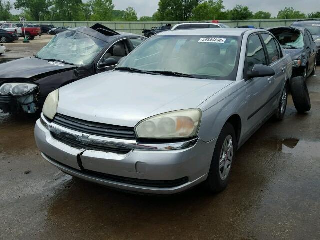 1G1ZS52F15F235701 - 2005 CHEVROLET MALIBU GRAY photo 2