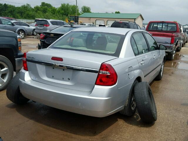 1G1ZS52F15F235701 - 2005 CHEVROLET MALIBU GRAY photo 4