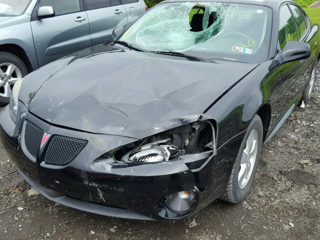 2G2WP552381124989 - 2008 PONTIAC GRAND PRIX შავი ფოტო 9
