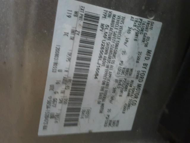 5LMFU28508LJ16084 - 2008 LINCOLN NAVIGATOR 灰色 照片 10