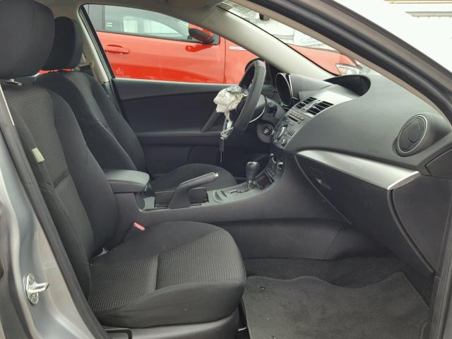 JM1BL1V73C1563277 - 2012 MAZDA 3 I GRAY photo 5