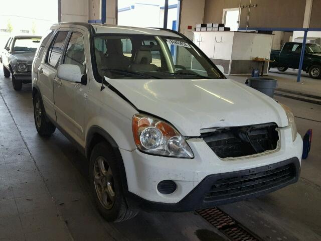 JHLRD78955C028909 - 2005 HONDA CR-V SE WHITE photo 1